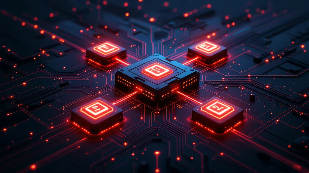 An architectural visualization showing a central server routing sealed data packets to three independent devices.