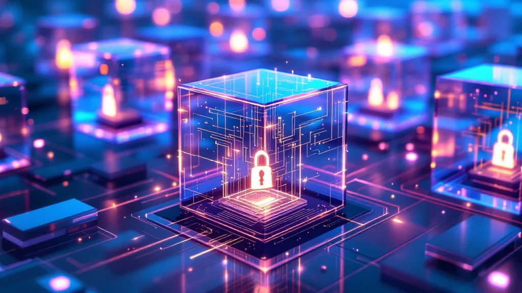 A visual representation of interlocking secure messaging primitives forming a strong, transparent cryptographic architecture.
